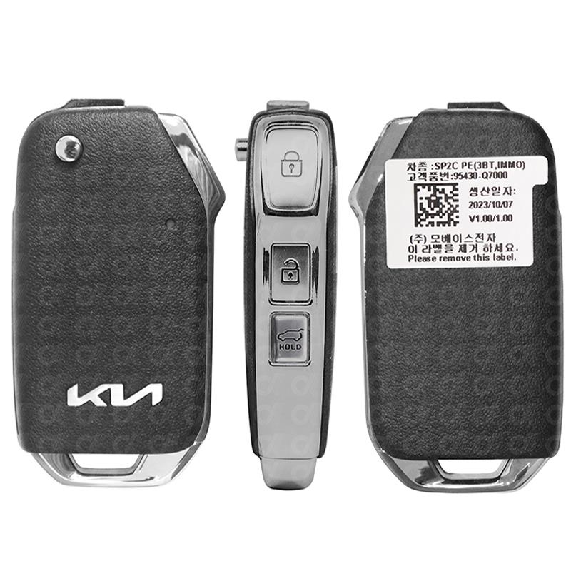 KIA Genuine Flip Remote Key 3 Buttons 433MHz 95430-Q7000